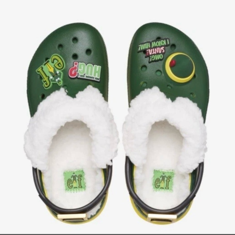 Crocs Buddy the Elf shoes / J6 (38-39)/ NEW with tags / cross posted / NEW tags